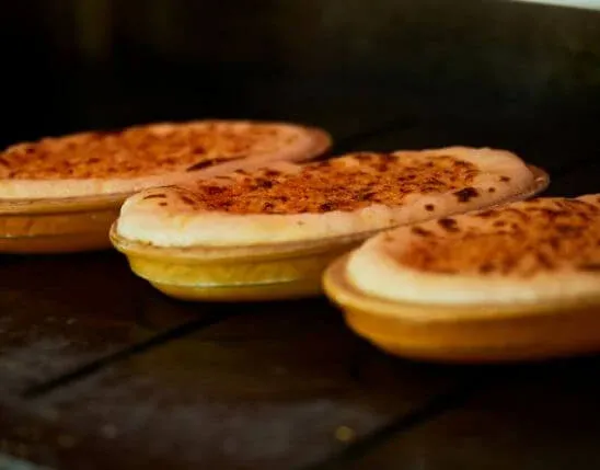 オーブンで焼成